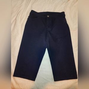 Christopher & Banks Navy Capri Pant (relaxed fit ). Size 4..... fits like 8.
